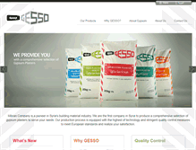 Tablet Screenshot of gesso-sy.com